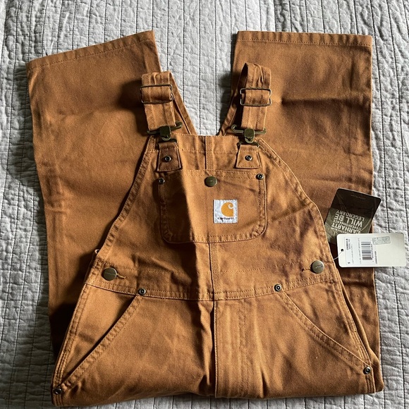 Carhartt Kids Tan Overalls - Picture 3 of 4